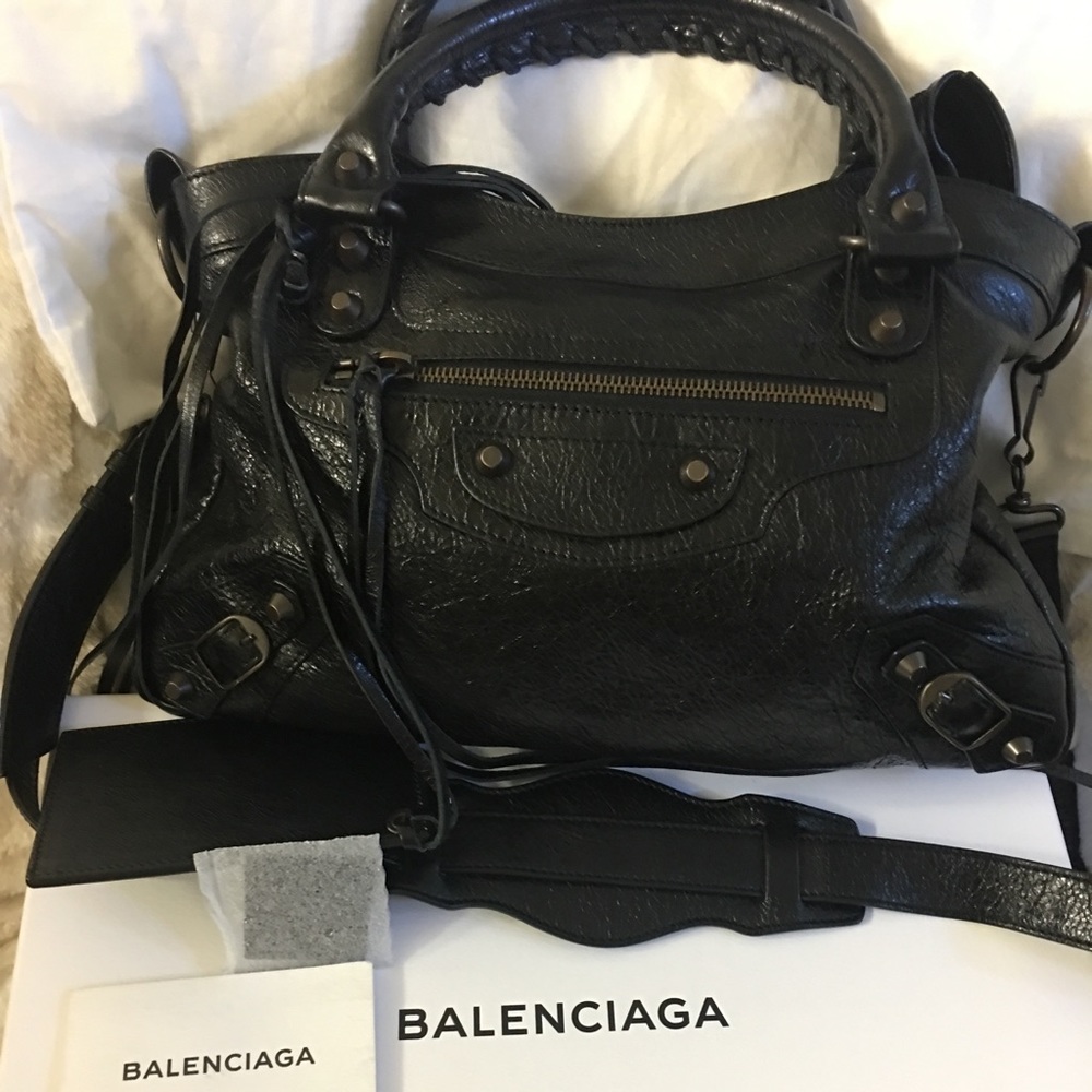 Pre-loved 2015 Balenciaga Motocross Classic Town